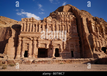 Palace Tomb The Royal Tombs carved out of the west face of al Khubtha ...