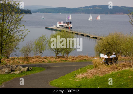ferry at tower knowe visitor centre kielder water northumberland ...
