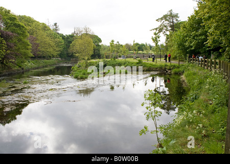 Riverside Gardens Armoy Antrim Northern Ireland Stock Photo