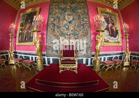 Versailles - Château de Versailles - salon d'Apollon - Por…