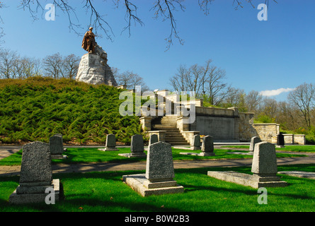 Russian World War Two war memorial at Seelow Heights Germany Stock Photo