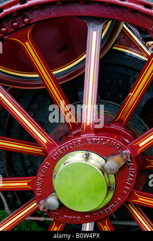 Engine Wheel Stock Traction engine wheel Stock Photo - Alamy