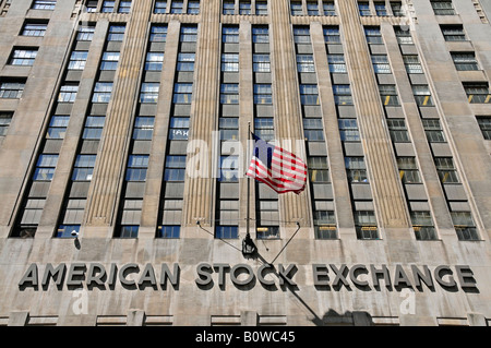 American Stock Exchange, AMEX, Trinity Place, Manhattan, New York City, USA Stock Photo