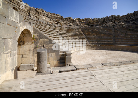 roman theater Ruins of Umm Qays Roman City Jordan Arabia Stock Photo