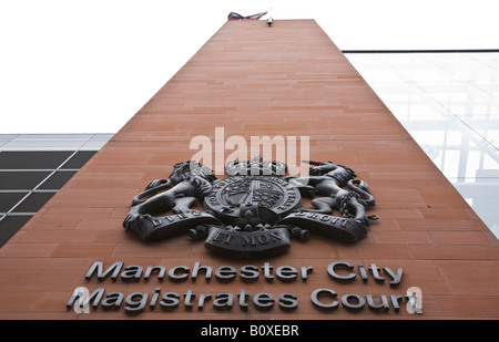 Manchester City Magistrates Court. Manchester, Greater Manchester, United Kingdom. Stock Photo