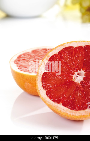 Sliced grapefruit Stock Photo