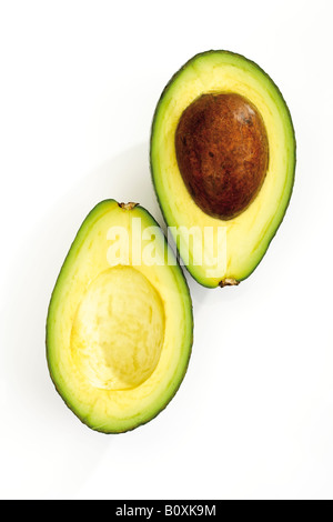 Avocado, cross section Stock Photo
