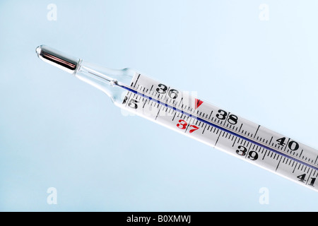 Clinical thermometer, close up Stock Photo