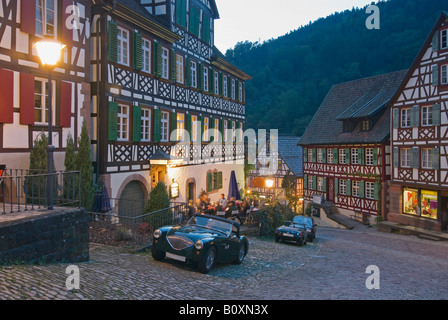 Germany, Black forest, Schiltach, Town square Stock Photo