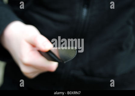 Knife attack. Stock Photo