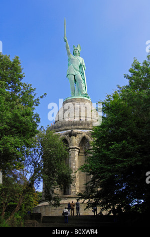 Hermann monument by Ernst von Bandel near Detmold, Germany, North Rhine-Westphalia, Teutoburg Forest