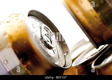 Beer cans Stock Photo