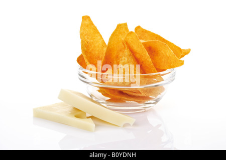 Nachos and cheese Stock Photo