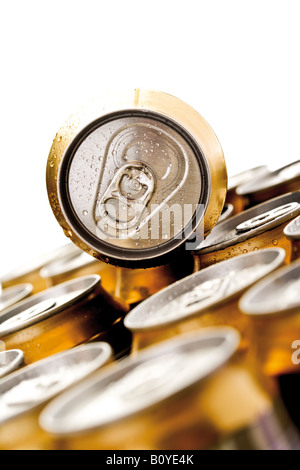 Beer cans Stock Photo