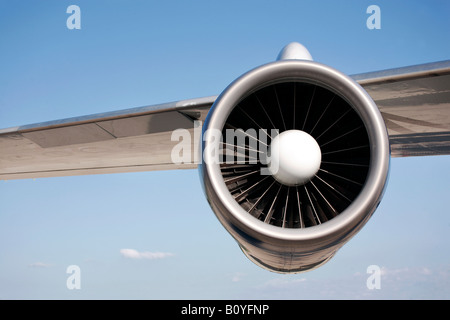 Jet engine, close-up Stock Photo