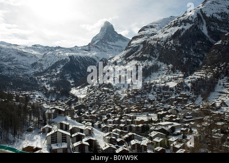 Switzerland, Zermatt, Matterhon Stock Photo