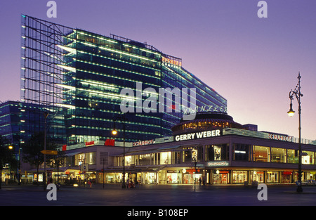 Berlin. Café Kranzler. Neues Kranzlereck. New Kranzlereck. Kurfuerstendamm. Kudamm. Stock Photo