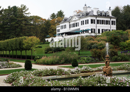 The Mount, Lenox, Massachusetts, New England summer home in the Berkshires of American novelist Edith Wharton, built 1902 Stock Photo