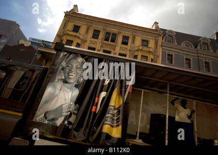 beverage delivery in  Long Street, Cape Town, South Africa Stock Photo