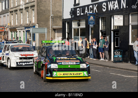 Kelso Scotland the Jim Clark Rally 2008 a May Bank Holiday event annually Stock Photo