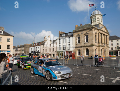 Kelso Scotland the Jim Clark Rally 2008 a May Bank Holiday event annually Stock Photo