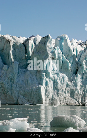Fourteenth of July Glacier, Svalbard, Norway Stock Photo