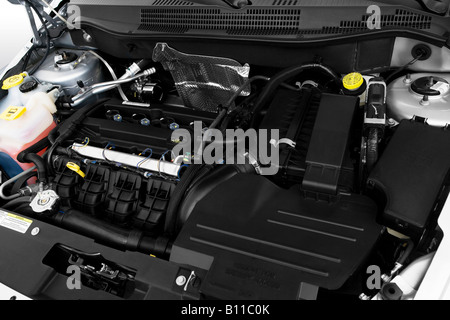 2008 Dodge Caliber SE in Silver - Front angle view Stock Photo - Alamy