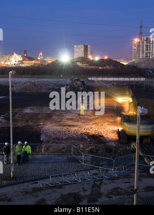 Urban Landscape of east London the site of the 2012 Olympic Games village and arena Stock Photo