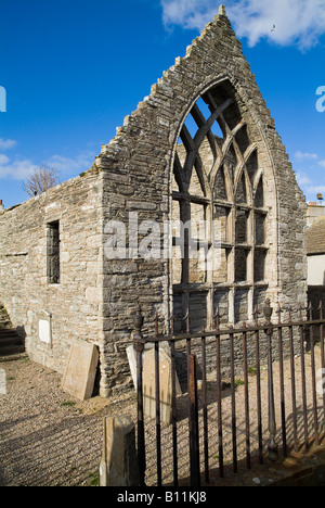 dh St Peters Church THURSO CAITHNESS Scotland Ruins of old St Peters kirk derelict building Stock Photo