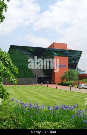 HBOS Financial Services, The 'Blue Leanie' Office Block, Walton Street, Aylesbury, Buckinghamshire, England, United Kingdom Stock Photo