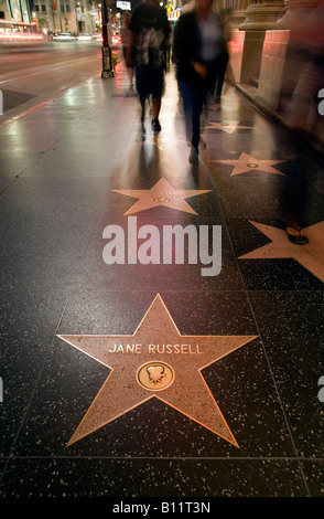 hollywood walk of fame star Stock Photo - Alamy