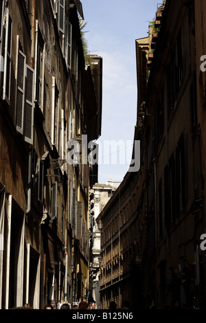 Via del Seminario, street of Rome Stock Photo