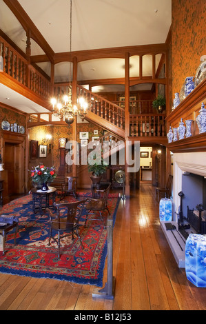 The Great Hall Olveston Historic House Dunedin South Island New Zealand Stock Photo