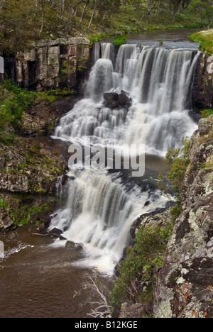 the beautiful and majestic ebor river waterfall Stock Photo
