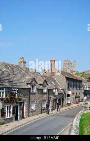 West Street, Corfe Castle, Dorset, England, United Kingdom Stock Photo
