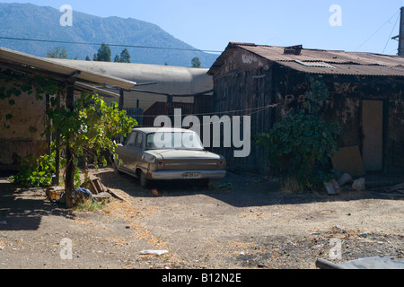 CHILEAN HOME LLAY LLAY VILLAGE CHILE Stock Photo