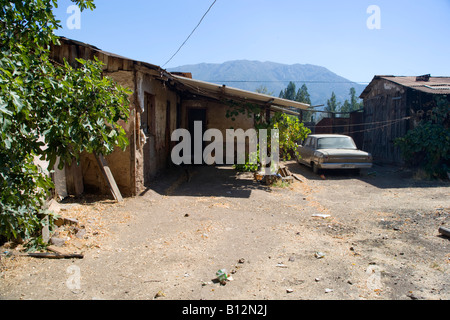 CHILEAN HOME LLAY LLAY VILLAGE CHILE Stock Photo