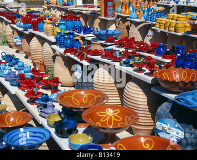 Chania, Local Pottery Stock Photo