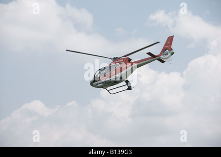 An Eurocopter EC 120 colibri in flight. Stock Photo