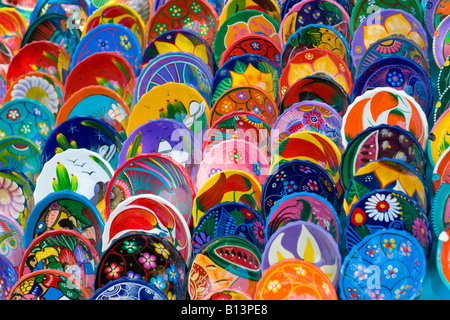 Souvenirs for sale at Chichen Itza Mexico Stock Photo