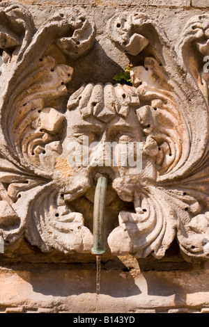 Big Fountain of Onofrio detail Dubrovnik Old City Croatia Stock Photo