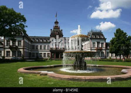 geography / travel, Germany, Hesse, Hanau, castles, castle Philippsruhe, exterior view, built circa 1700 - 1725, Baroque, architects: Julius Ludwig Rothweil, Jacques Girard, Additional-Rights-Clearance-Info-Not-Available Stock Photo