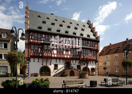 geography / travel, Germany, Hesse, Hanau, buildings, Deutsches Goldschmiedehaus, exterior view, former Altstädter Rathaus, built 1537 - 1538, today. Museum for arts and crafts, , Additional-Rights-Clearance-Info-Not-Available Stock Photo