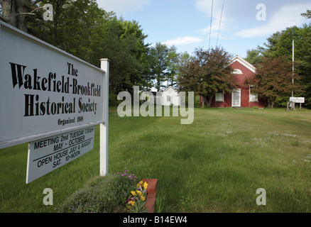 New Hampshire USA...Wakefield Brookfield Historical Society building Located in Wakefield New Hampshire USA Stock Photo