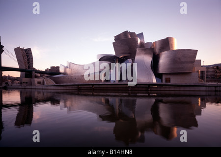 Bilbao, Museo Guggenheim, Architekt: Frank O. Gehry Stock Photo