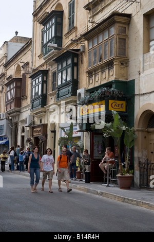 Cafe Jubilee Victoria Gozo Malta Stock Photo