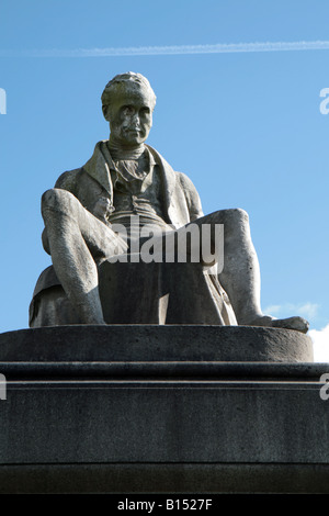 Funerary statue of Charles Tennant, in the Necropolis, Glasgow Stock Photo