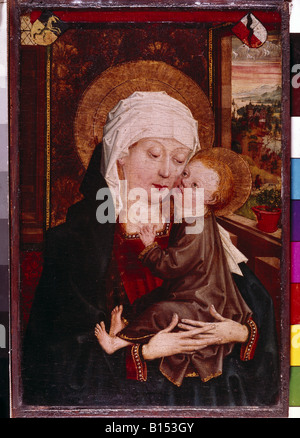fine arts, Beham, Bartel (1502 - 1540), painting, 'Madonna with Child', Germanic National Museum, Nuremberg, Germany, Artist's Copyright has not to be cleared Stock Photo