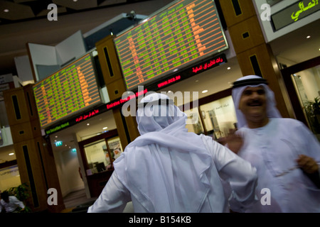 DFM Dubai Financial Market , Dubai World Trade Centre , Dubai , United Arab Emirates , UAE Middle East Stock Photo