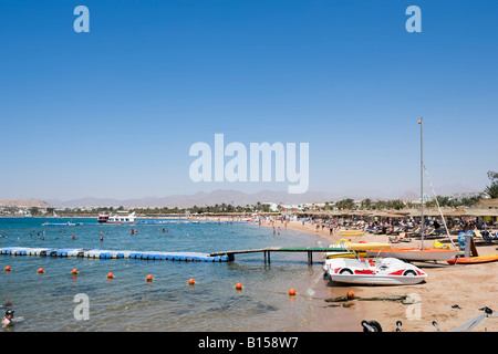 Naama Bay Beach, Sharm el-Sheikh, Red Sea Coast, South Sinai, Egypt Stock Photo